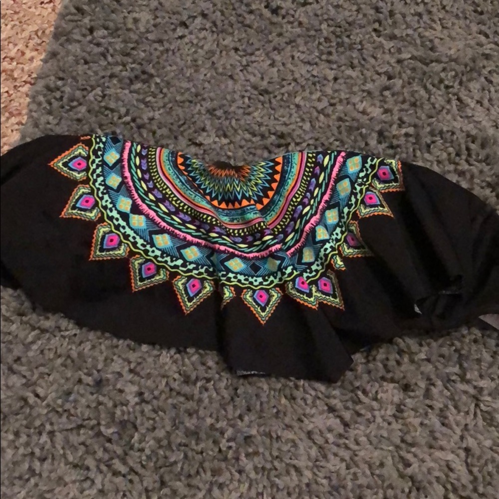 Strapless suit
